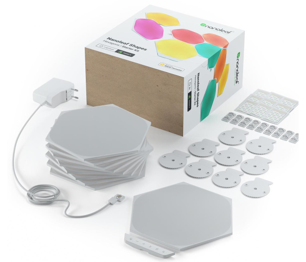 Nanoleaf Shapes Hexagons Starter Kit (9 paneli, kontroler) - 651643 - zdjęcie 4
